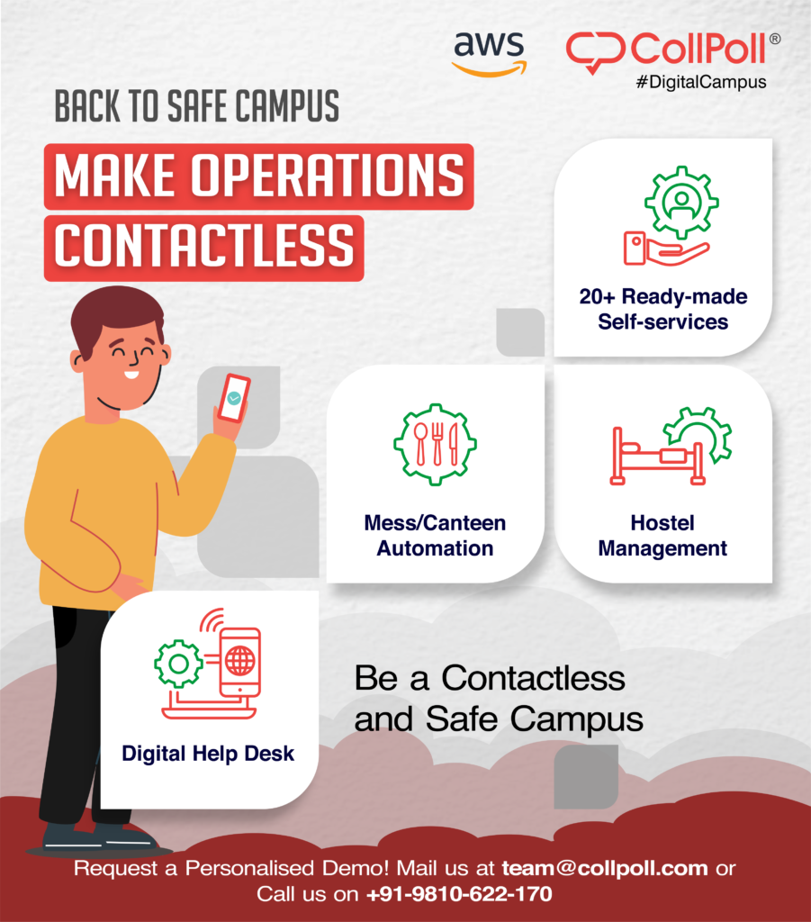 Make Campus Operations Contactless with CollPoll’s “Safe Campus” Initiative