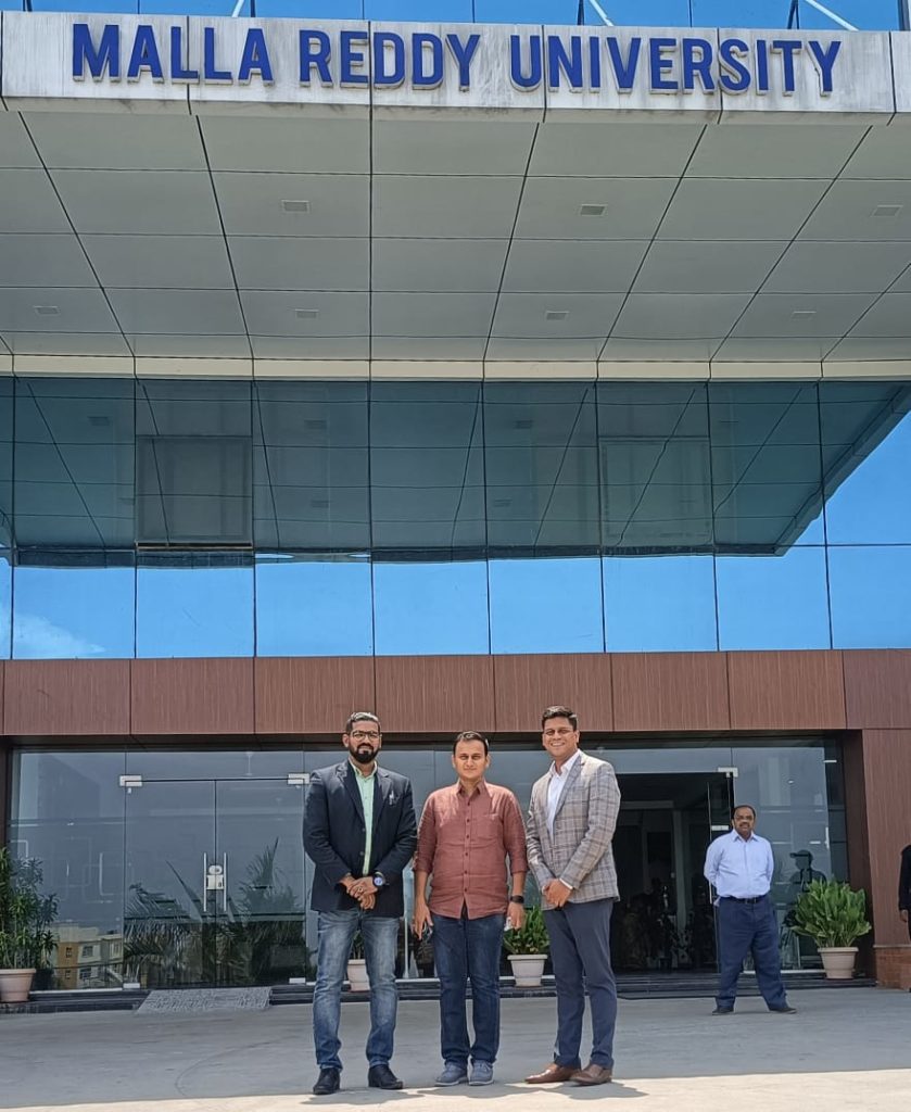 CollPoll Team Visits Malla Reddy University, Hyderabad