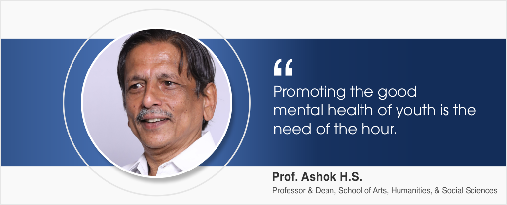 Prof. Ashok H.S. addresses Worl Mental Health Day session!