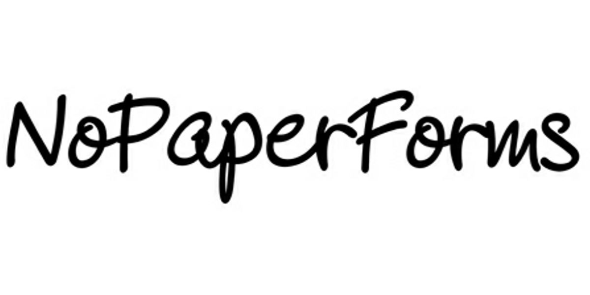 No Paper Forms